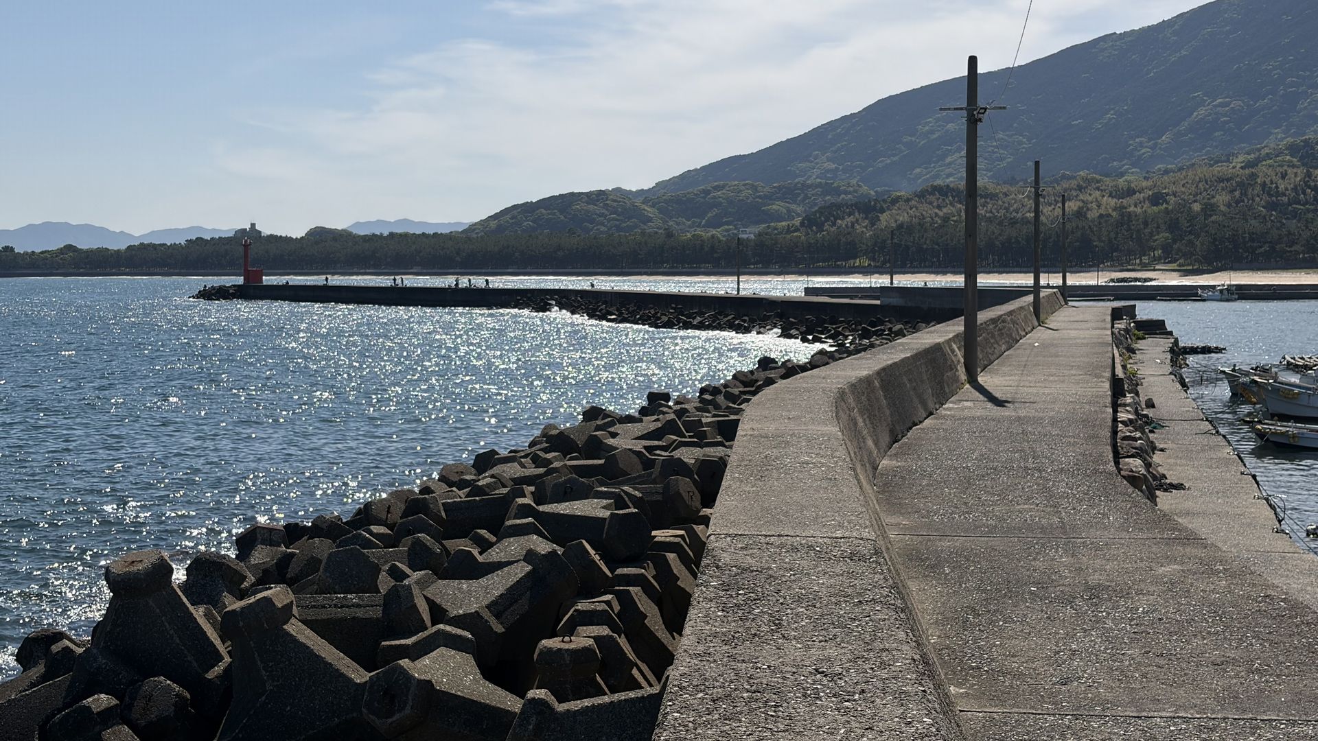 福吉漁港の全景